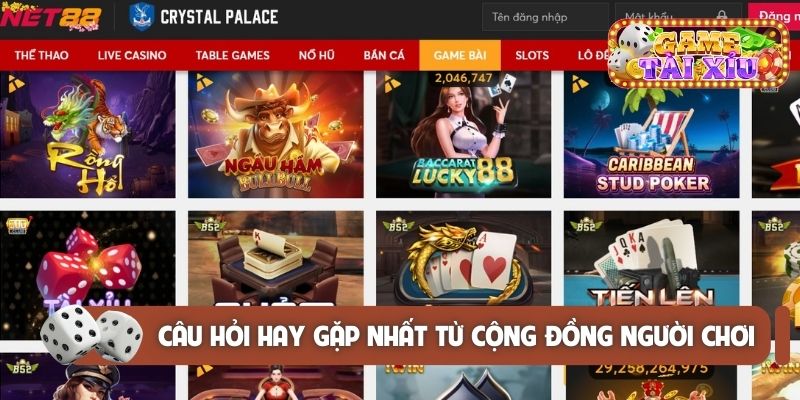 Câu hỏi hay gặp nhất từ cộng đồng người chơi