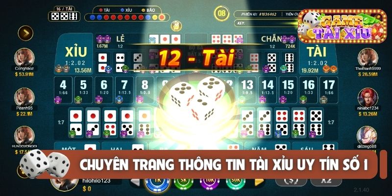 Chuyên trang thông tin tài xỉu uy tín số 1